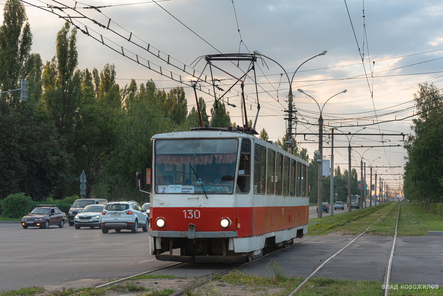 Липецк, Tatra T6B5SU № 130