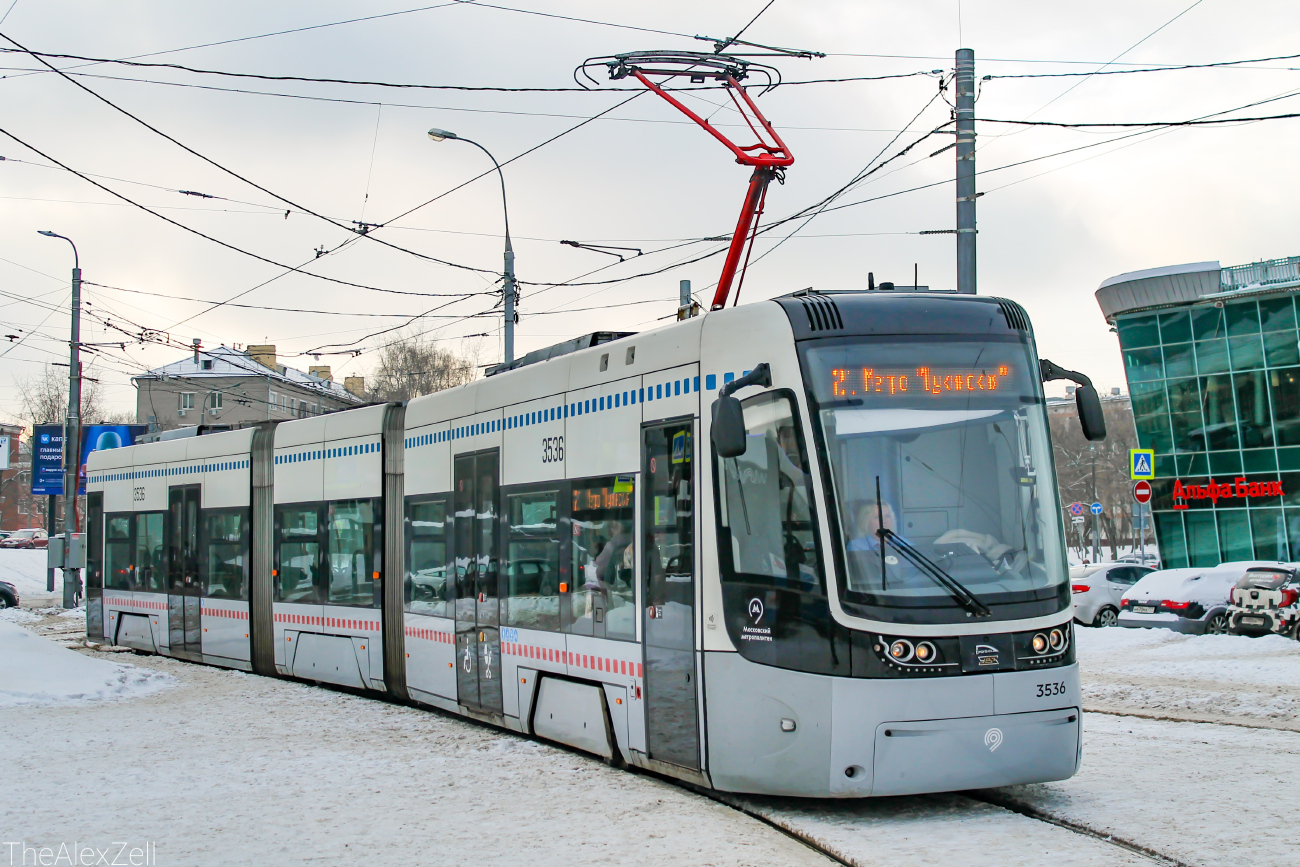 Москва, 71-414 (Pesa Fokstrot) № 3536