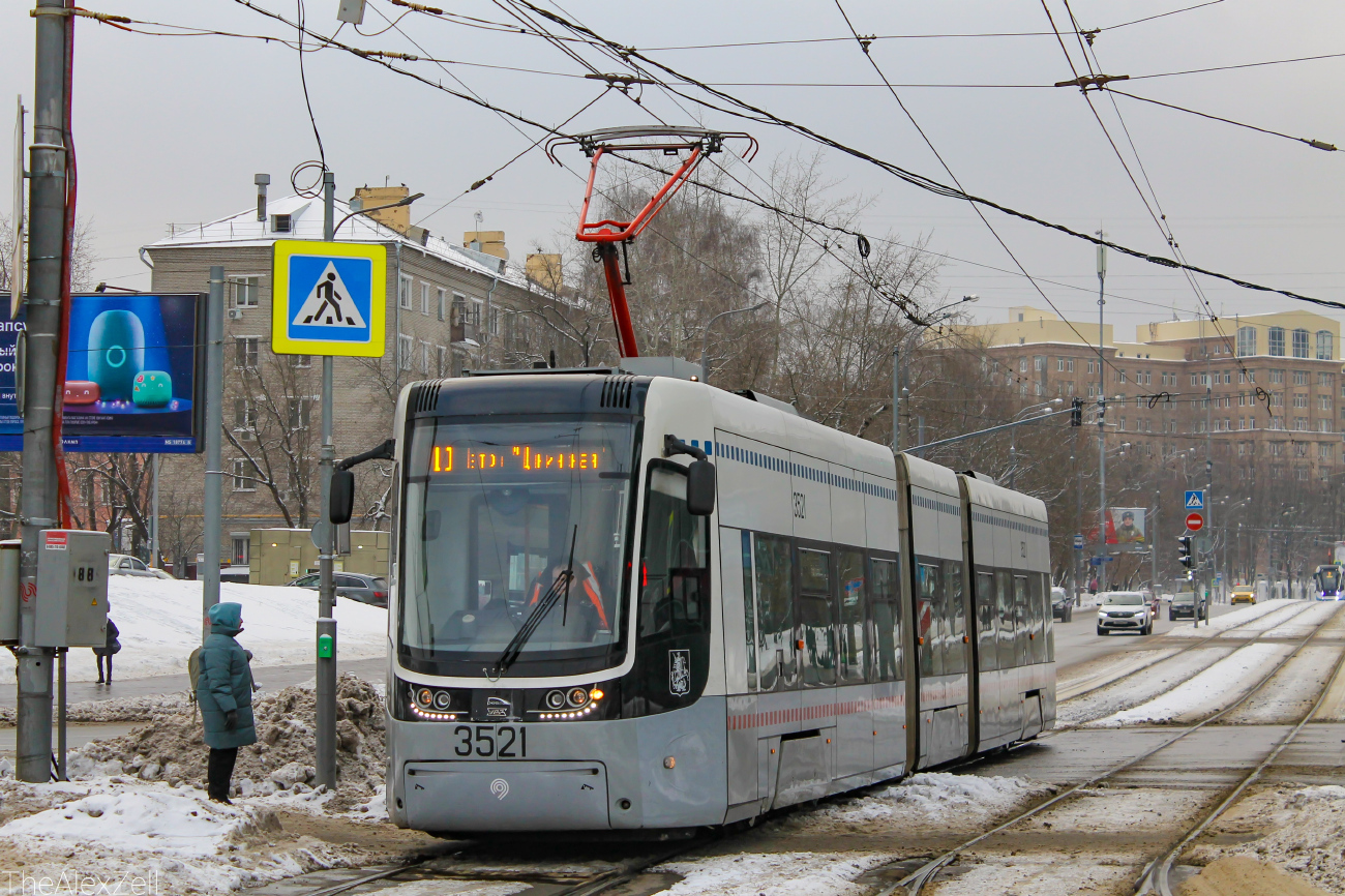 Москва, 71-414 (Pesa Fokstrot) № 3521