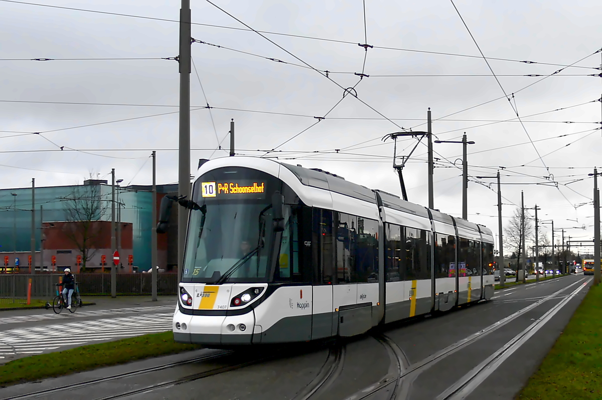 Antwerpen, CAF Urbos 100 # 7407