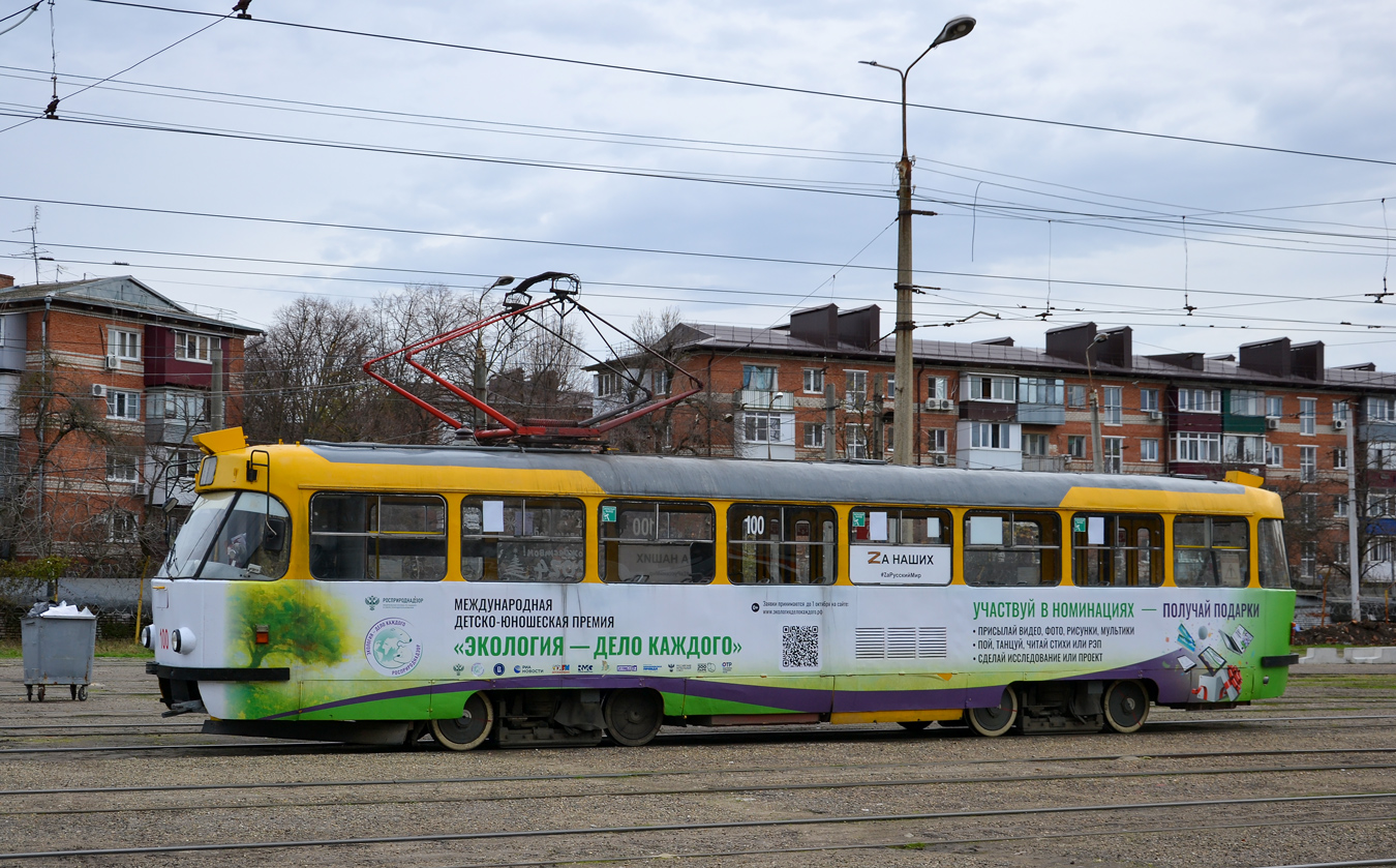 Краснодар, Tatra T3SU № 100