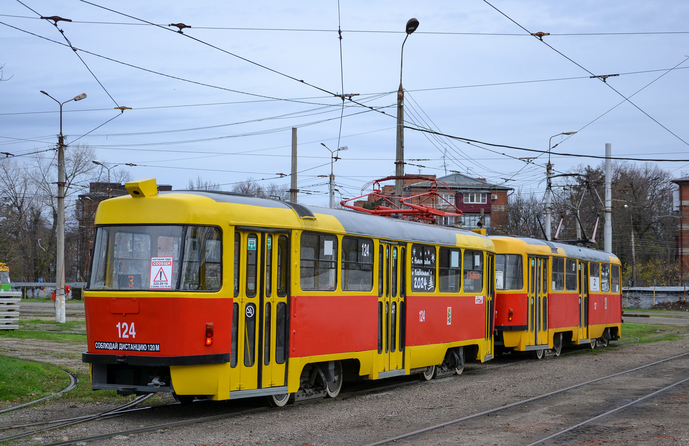 Краснодар, Tatra T3SU № 124