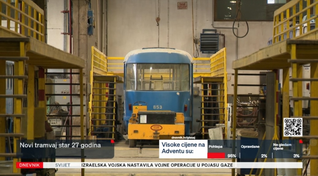 Záhreb, Tatra B4YU č. 853