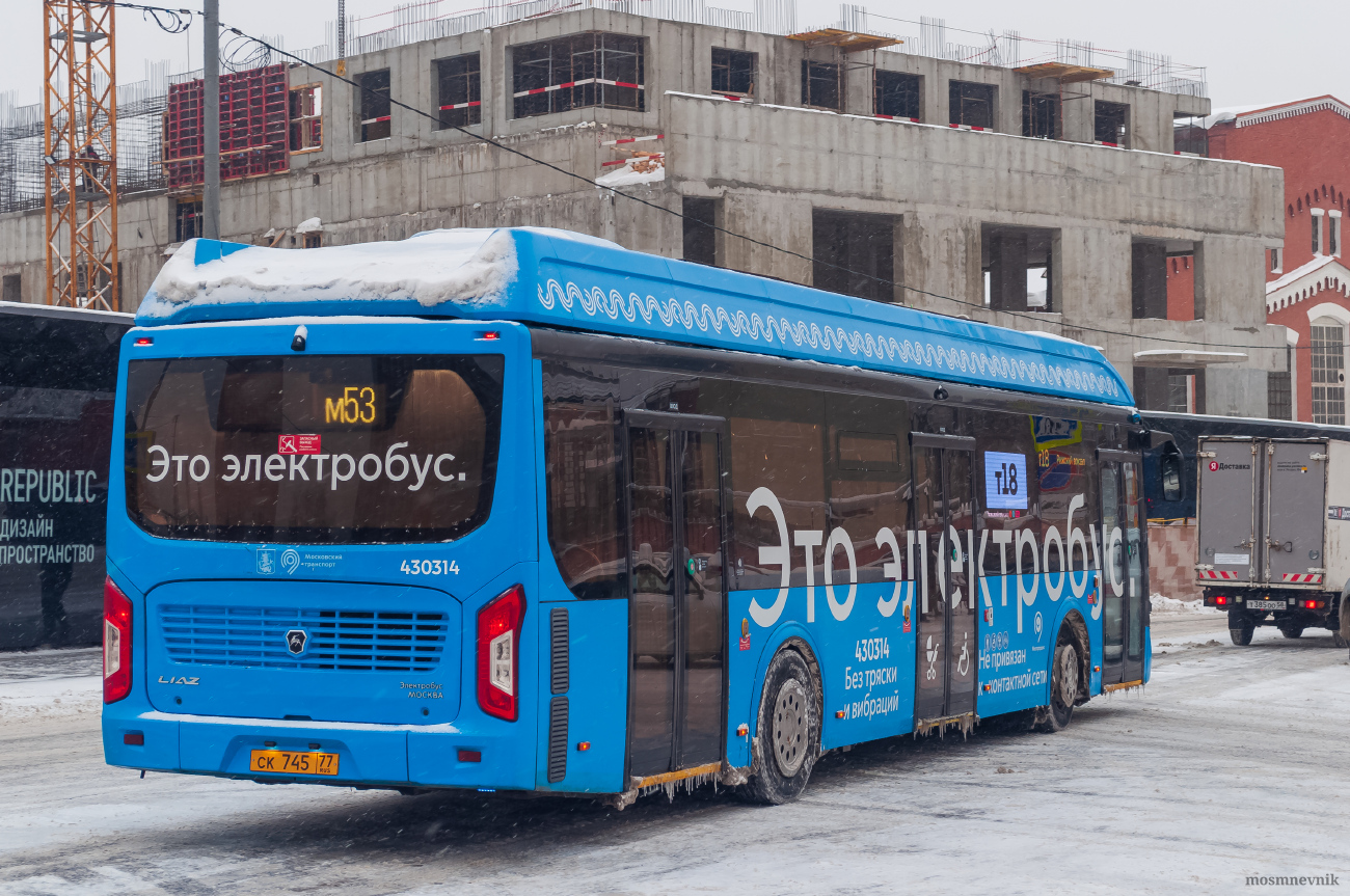 Москва, ЛиАЗ-6274 № 430314