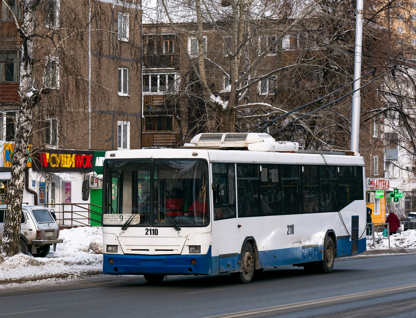 Уфа, НефАЗ-БТЗ 52765Р № 2110
