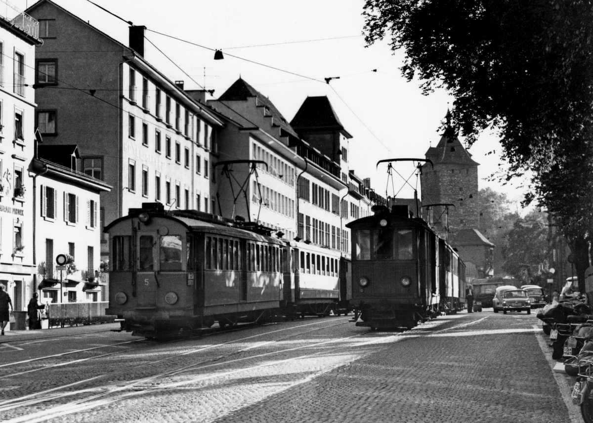 Schaffhausen, SIG/MFO CFe 4/4 # 5; Schaffhausen, SIG/MFO Fe 4/4 # 71; Schaffhausen — Old photos