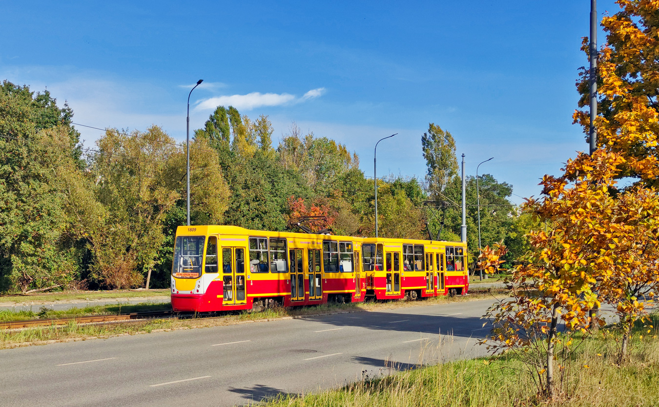 Лодзь, Konstal 805NaND/2 № 1809