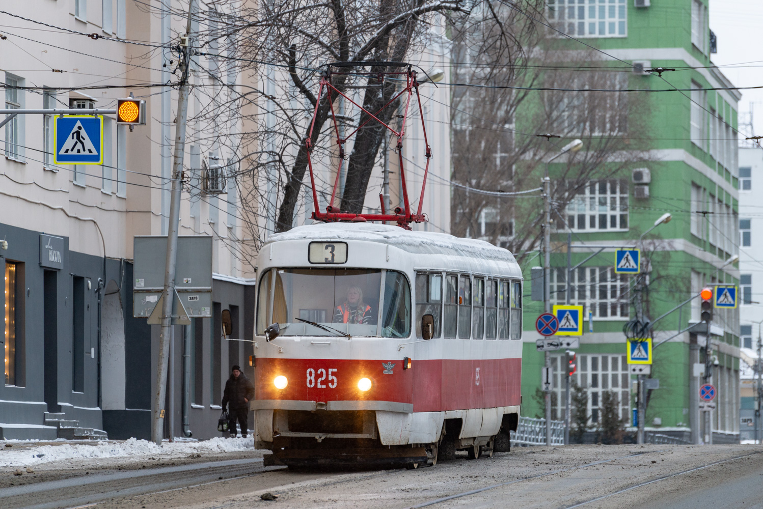 Самара, Tatra T3SU № 825