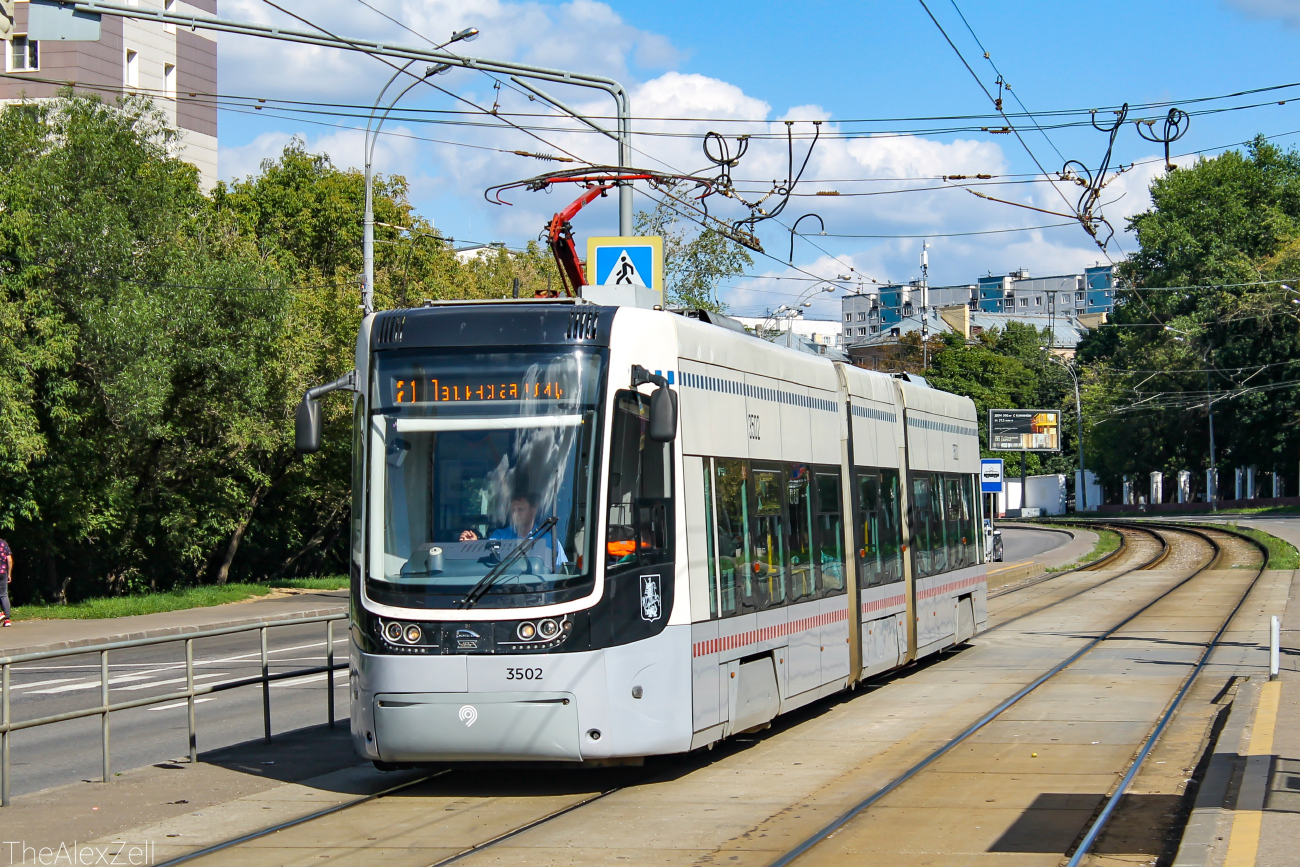 Москва, 71-414 (Pesa Fokstrot) № 3502