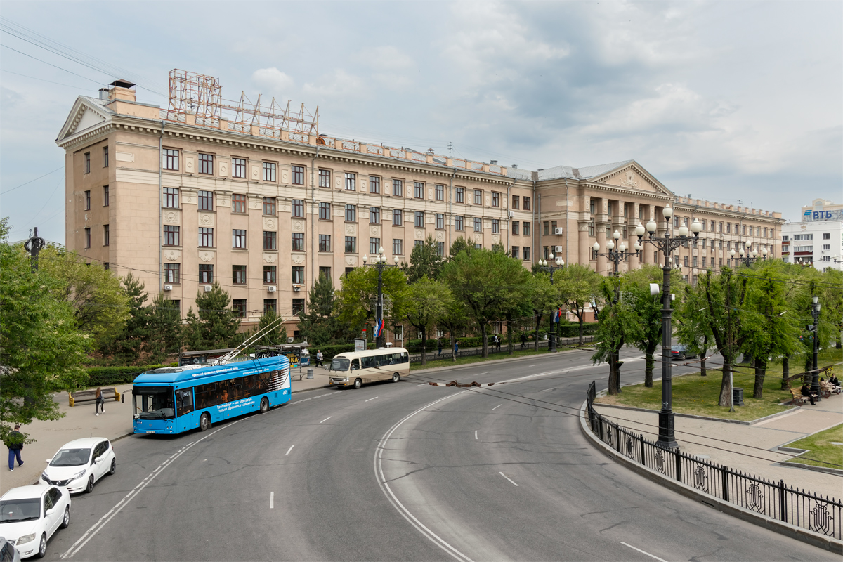 Хабаровск — Линии электротранспорта и инфраструктура