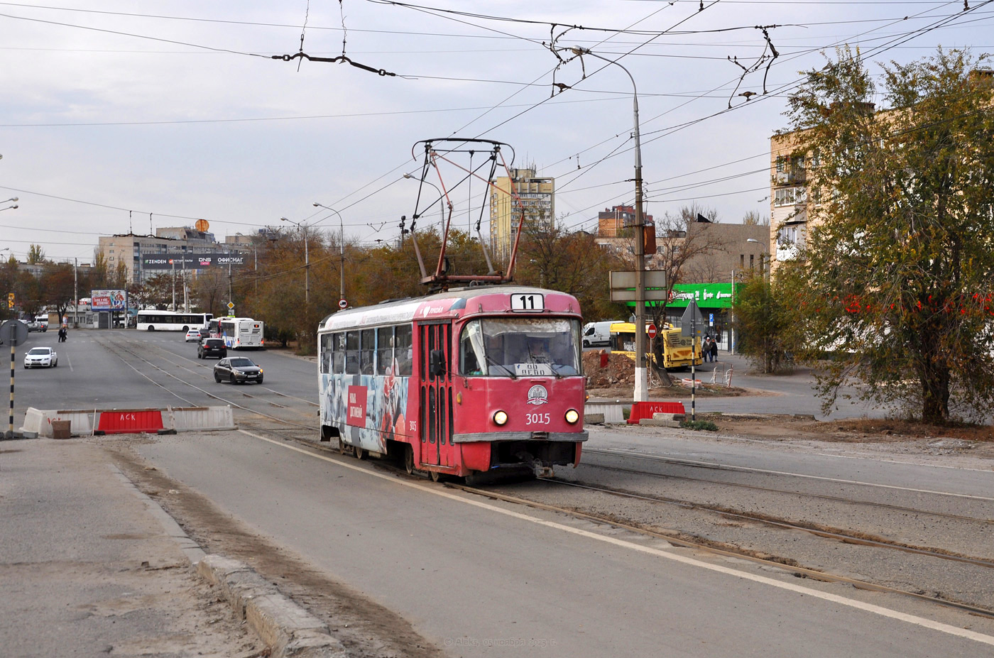 Volgograd, Tatra T3SU (2-door) № 3015