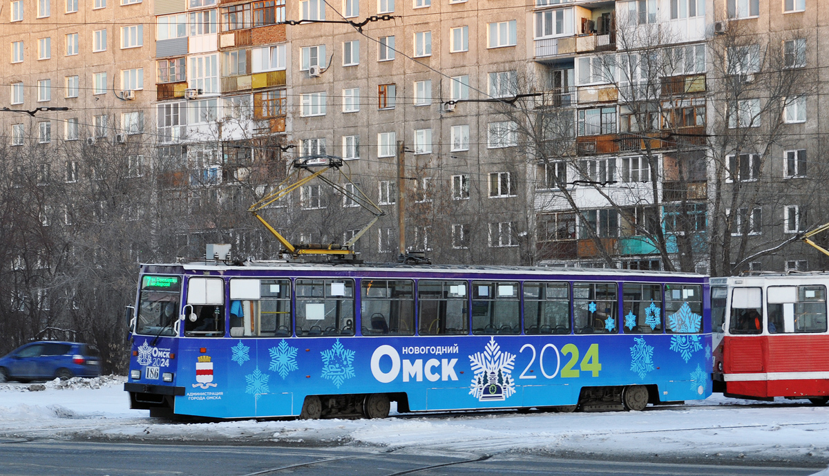Омск, 71-605ЭП № 186