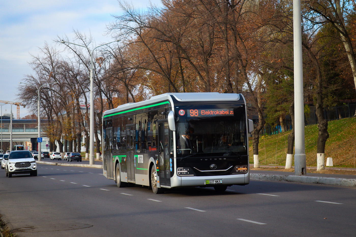 Tashkent, Yutong ZK6126BEVG № 07618