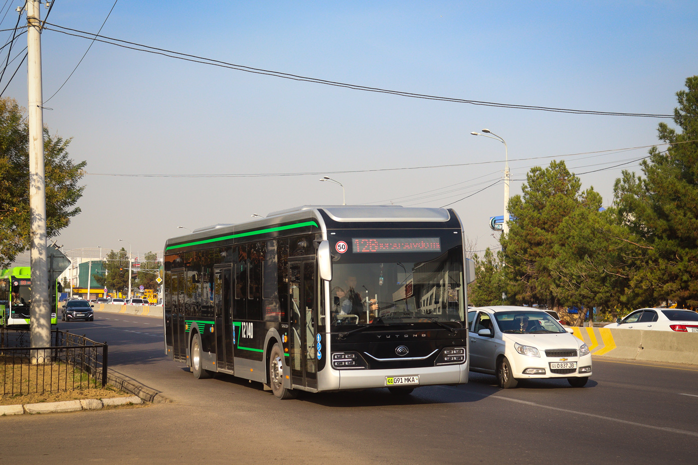 Tashkent, Yutong ZK6126BEVG № 12140