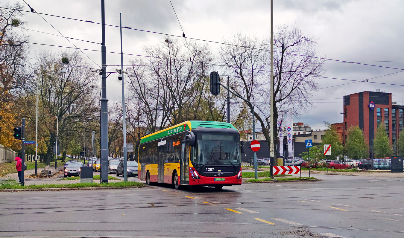 Лодзь, Volvo 7900E № 1207