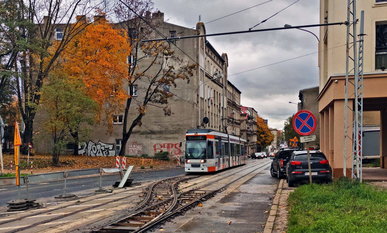 Lodz, Duewag MGT6D N°. 1872; Lodz — Temporary terminuses