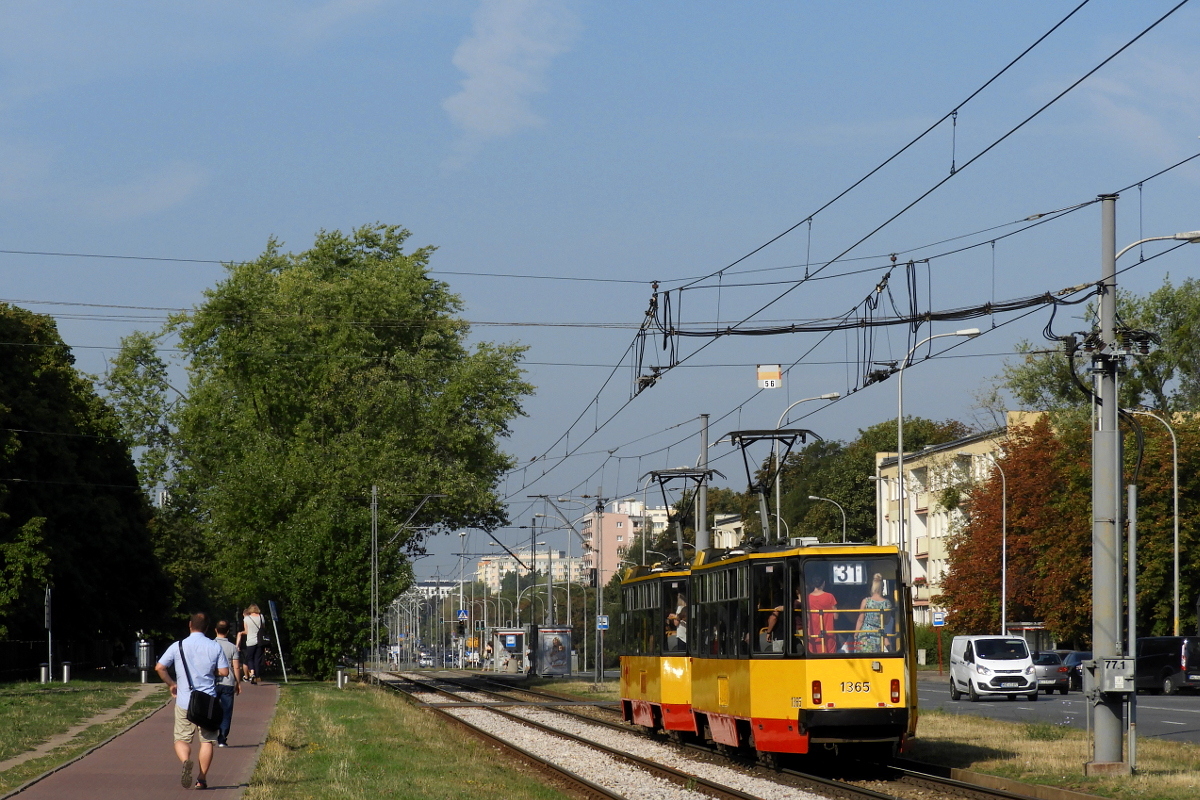 Варшава, Konstal 105Na № 1365