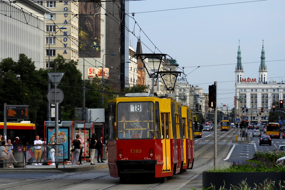 Варшава, Konstal 105Nb/e № 1389