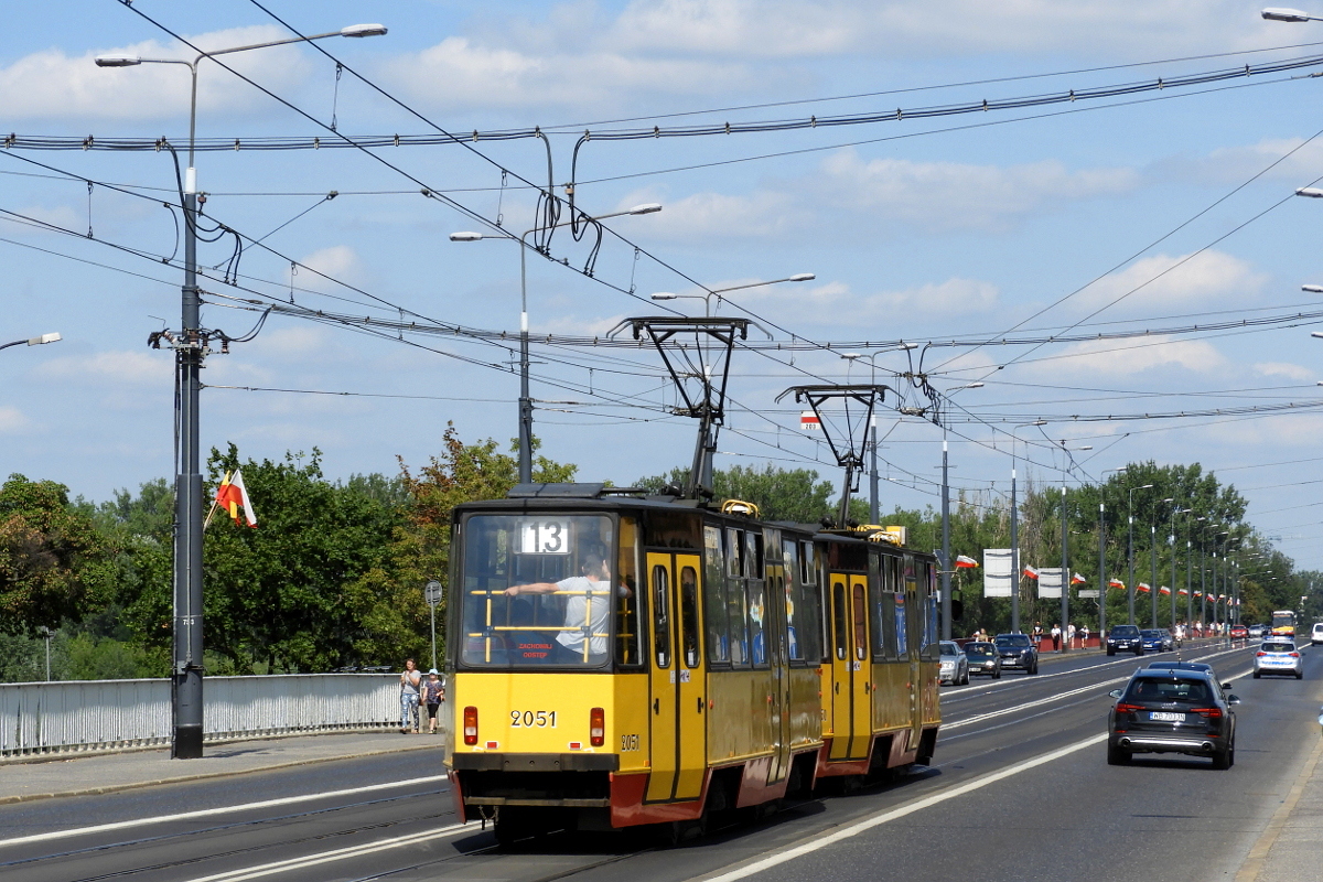 Варшава, Konstal 105N2k № 2051