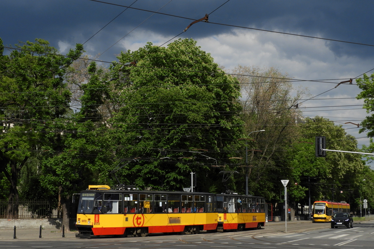 Варшава, Konstal 105N2k № 2072