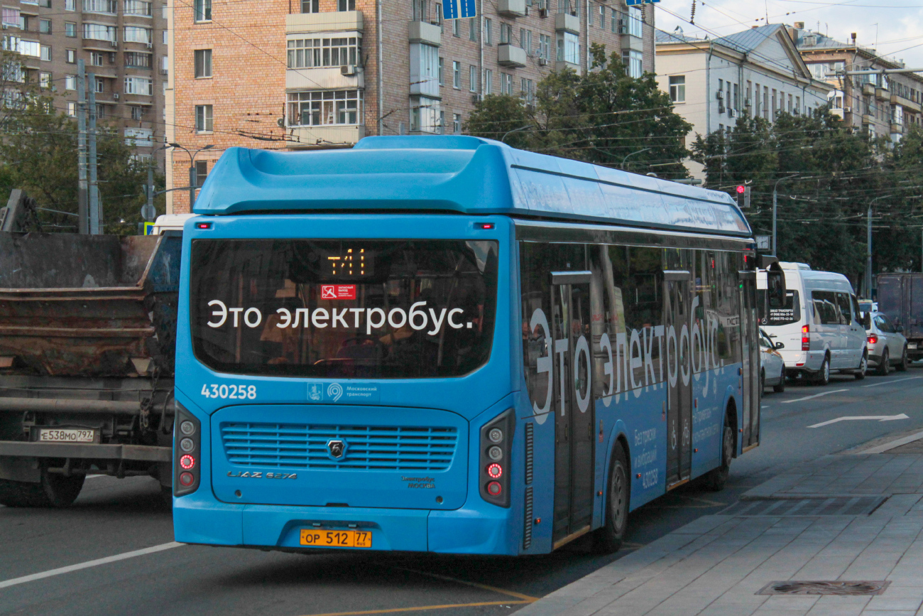 Москва, ЛиАЗ-6274 № 430258
