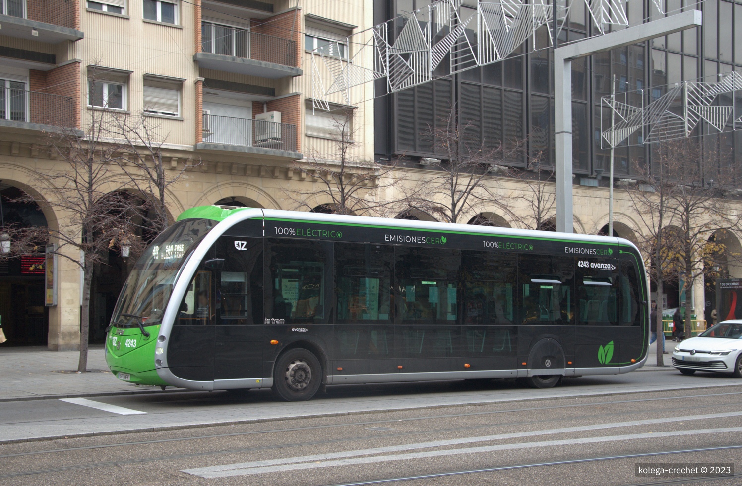 Сарагоса, Irizar ie tram 12 № 4243