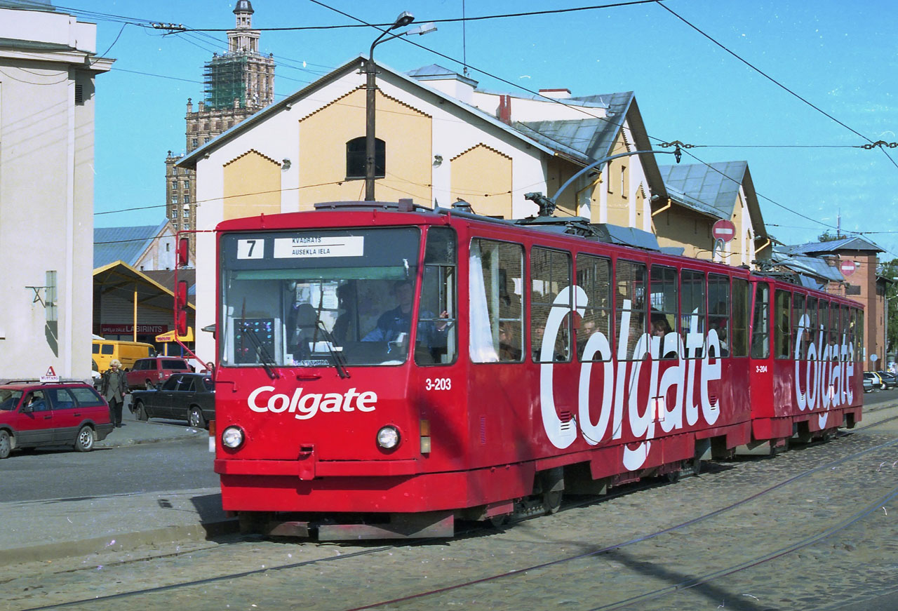 Рига, Tatra T6B5SU № 3-203