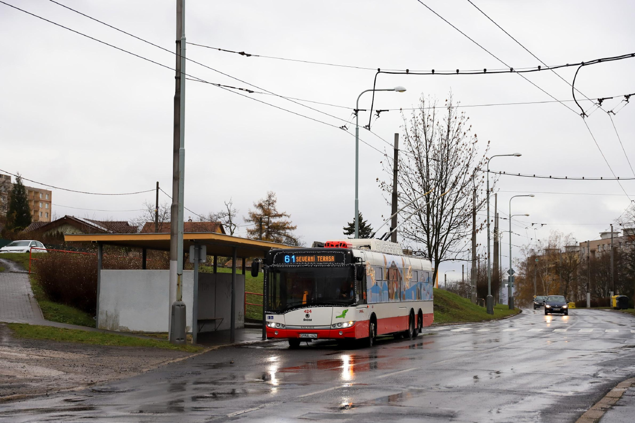 Ústí nad Labem, Škoda 28Tr Solaris III # 424 Ústí nad Labem, Škoda 28Tr Solaris III # 424
