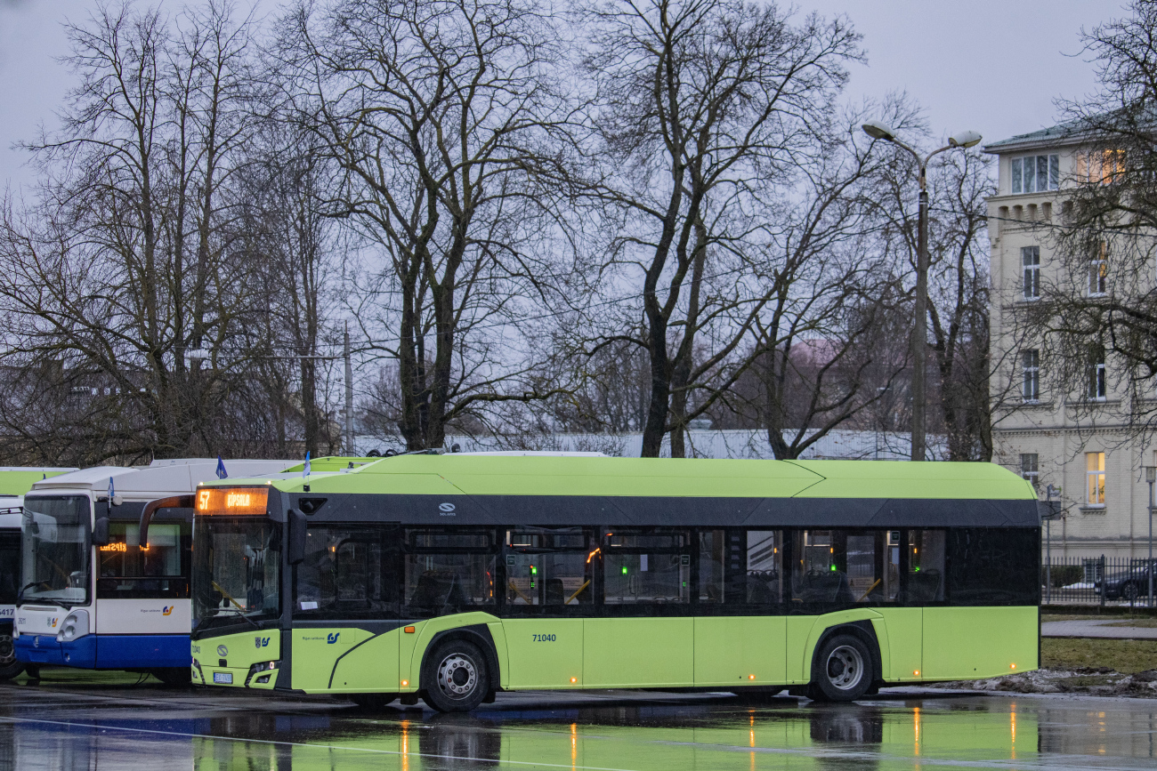 Рига, Solaris Urbino IV 12 Electric № 71040