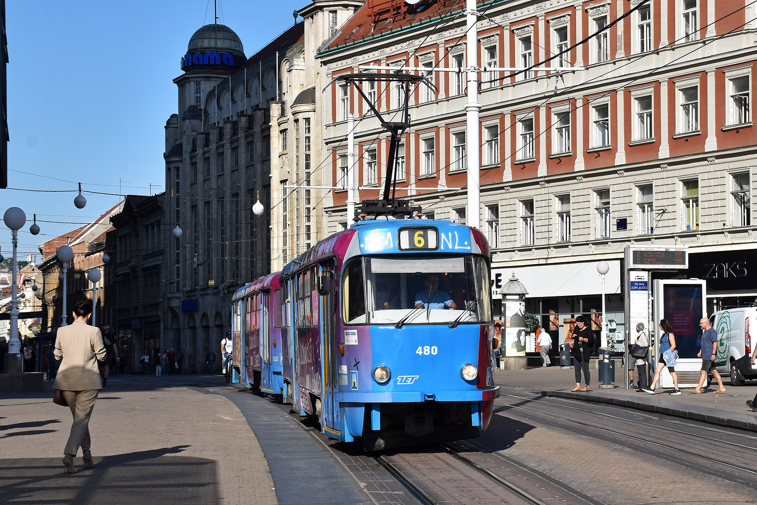 Загреб, Tatra T4YU № 480