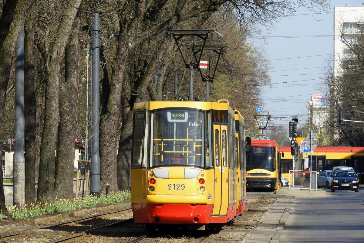 Варшава, Konstal 105N2k/2000 № 2129