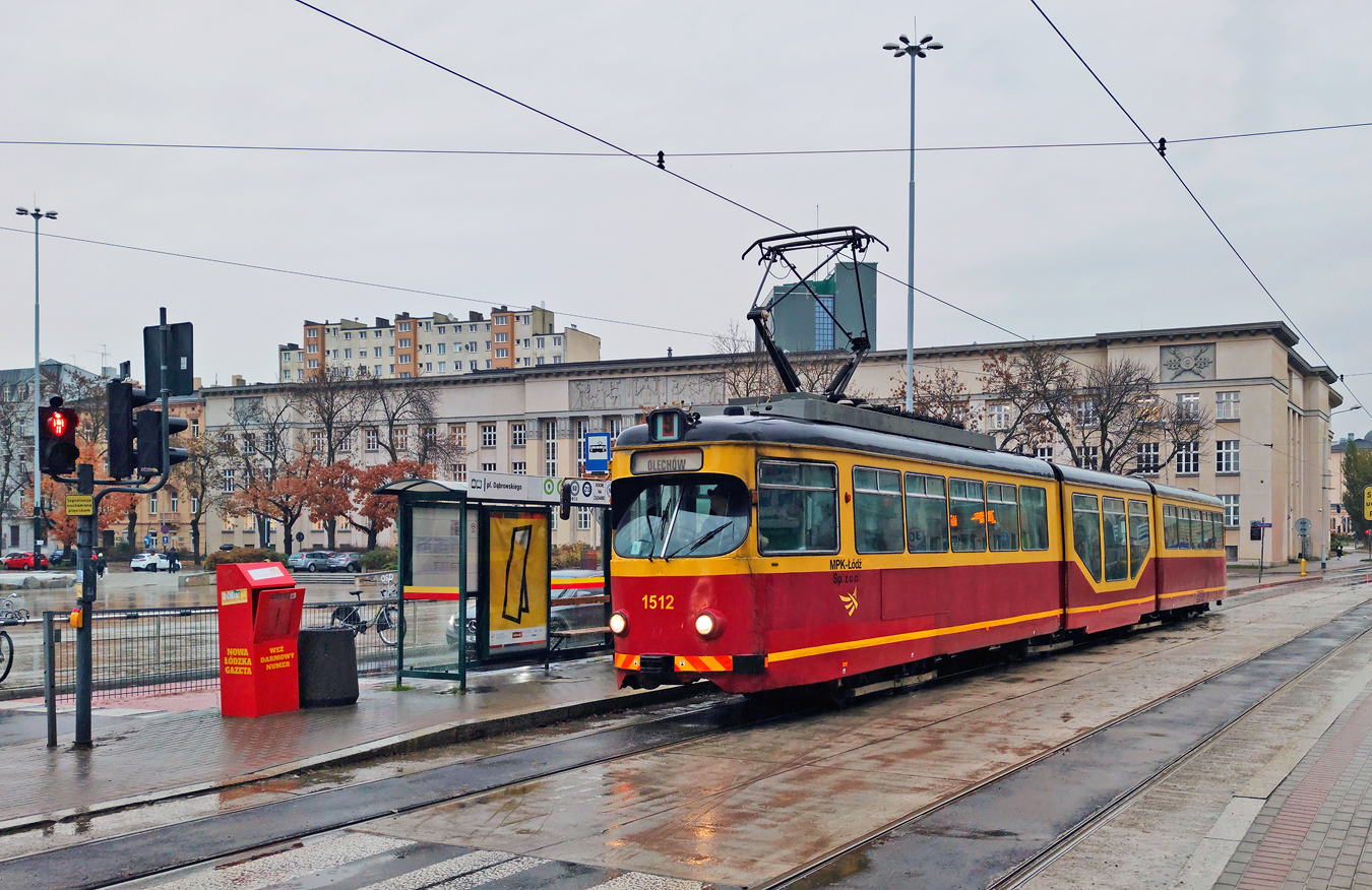 Лодзь, Duewag GT8NF № 1512; Лодзь — Последний день эксплуатации вагонов GT8N — 3.11.2023