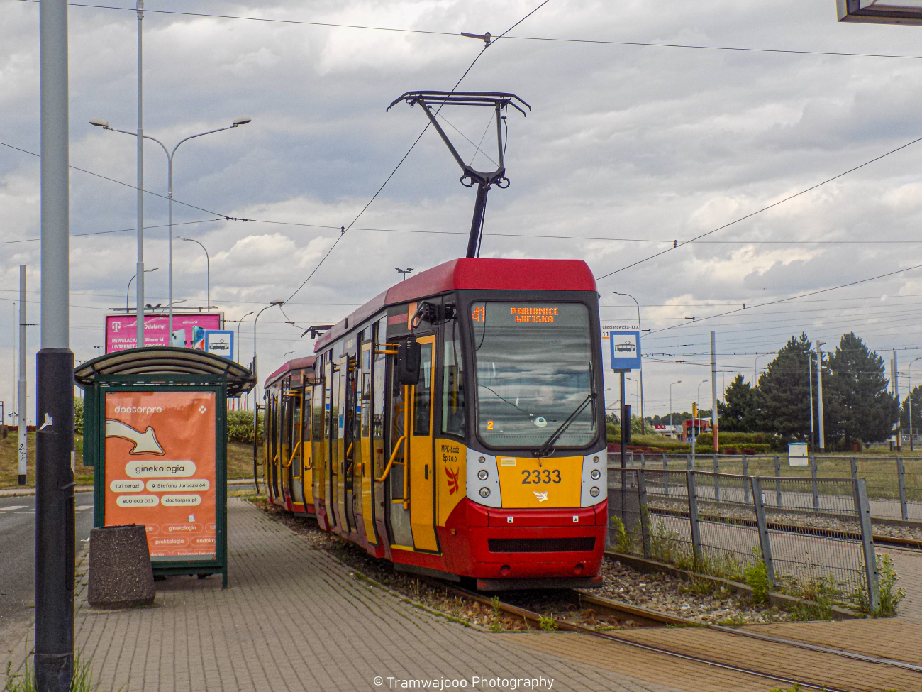 Лодзь, Konstal/MPK 805N-M16 № 2333