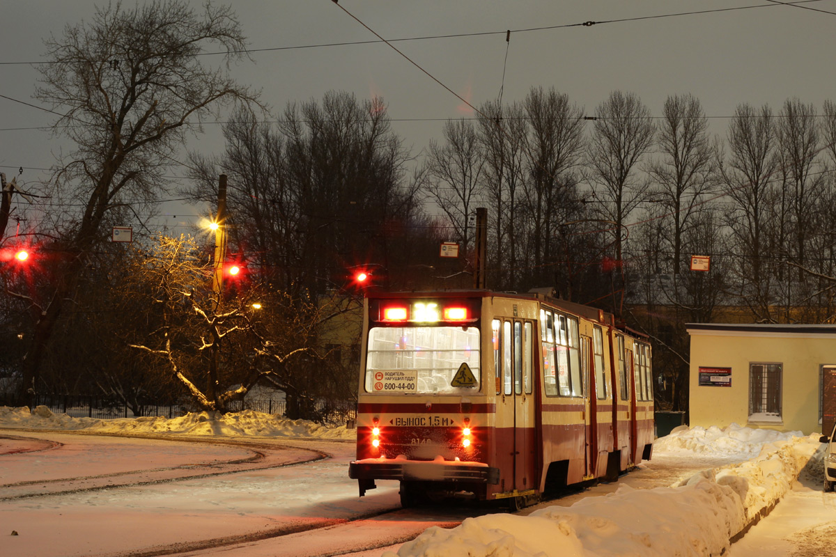 Санкт-Петербург, ЛВС-86К № 8148; Санкт-Петербург — Конечные станции и разворотные кольца
