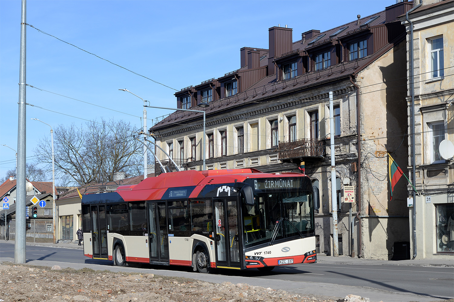 Вильнюс, Solaris Trollino IV 12 Škoda № 1740