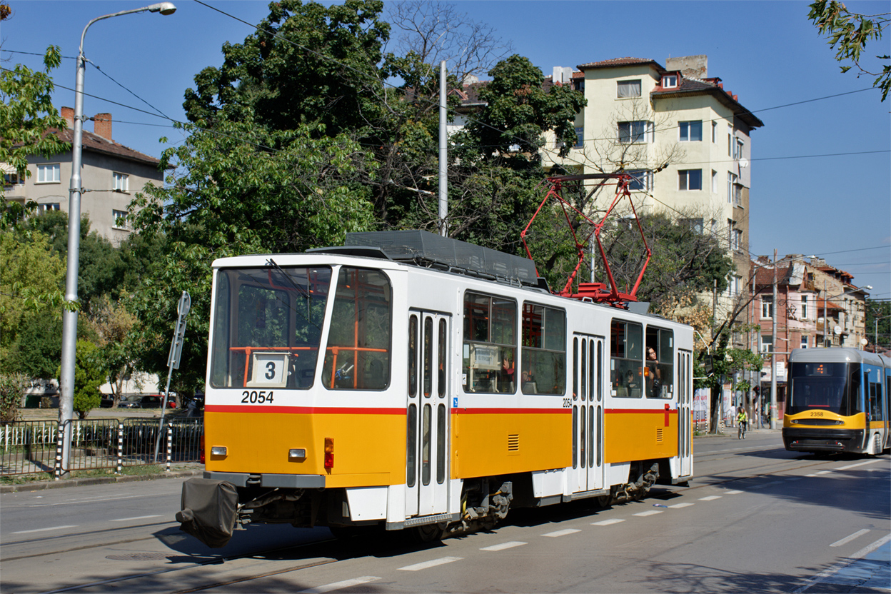 София, Tatra T6A2SF № 2054 София, Tatra T6A2SF № 2054