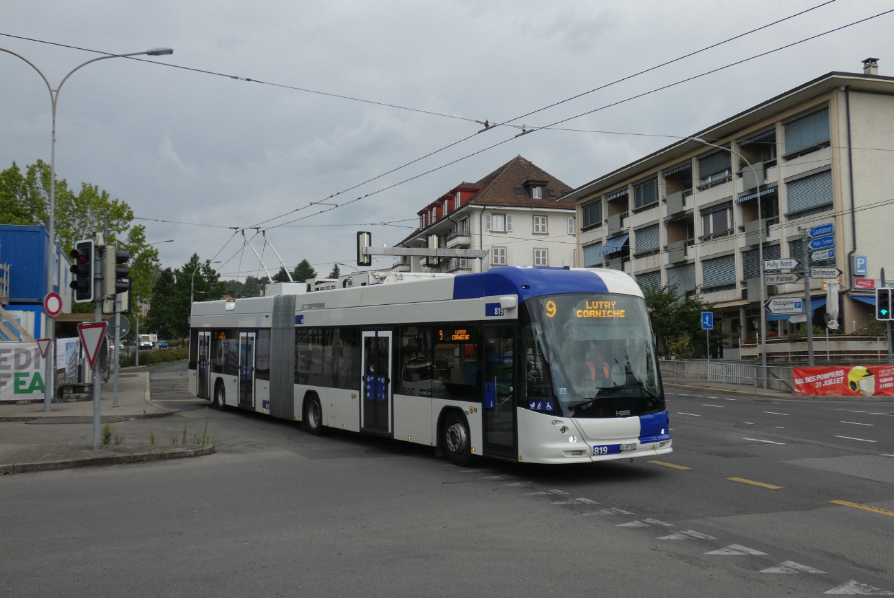 Lausanne, Hess lighTram 19 DC N°. 819