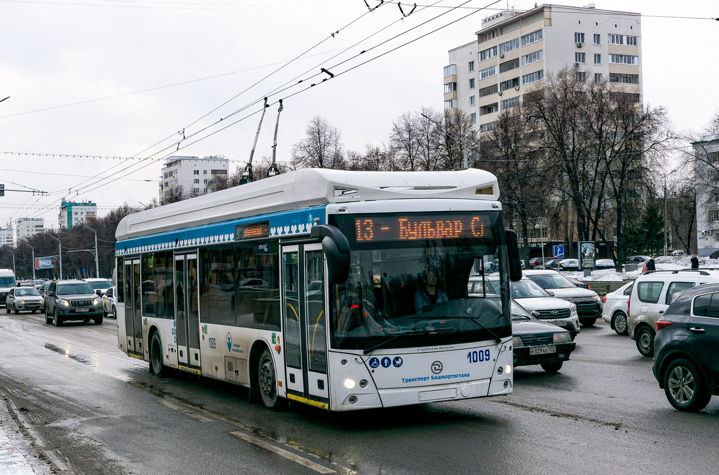 Уфа, УТТЗ-6241.01 «Горожанин» № 1009