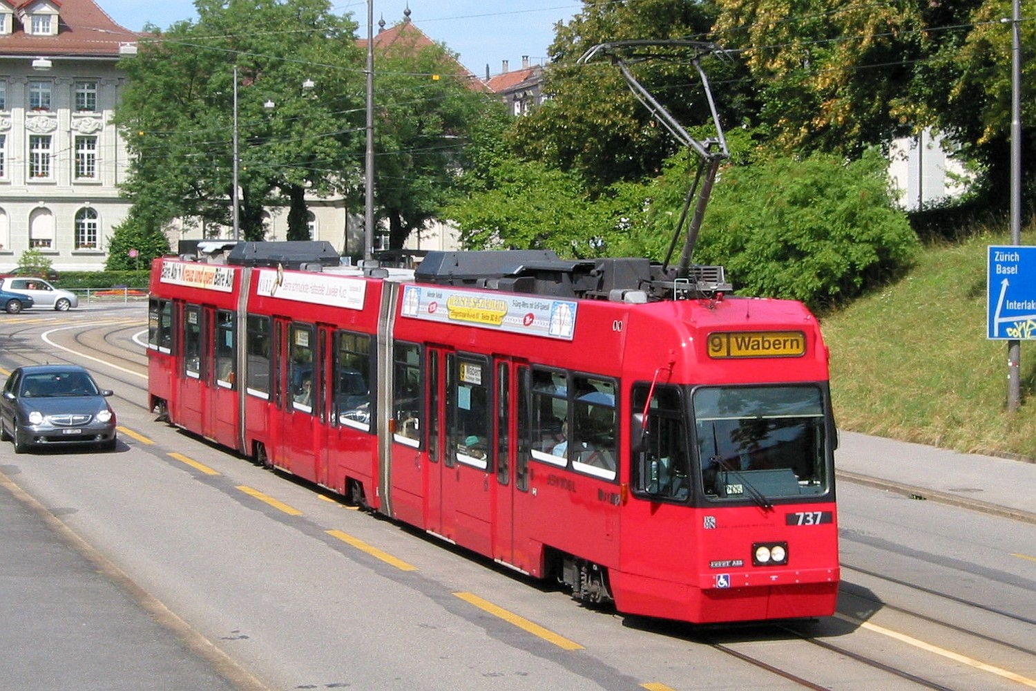 Берн, ACMV/ABB/Duewag Be 4/8 № 737