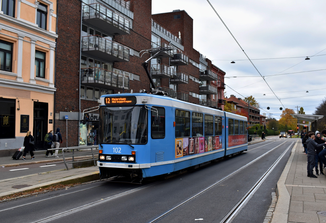 Осло, Duewag SL 79/I № 102 Осло, Duewag SL 79/I № 102