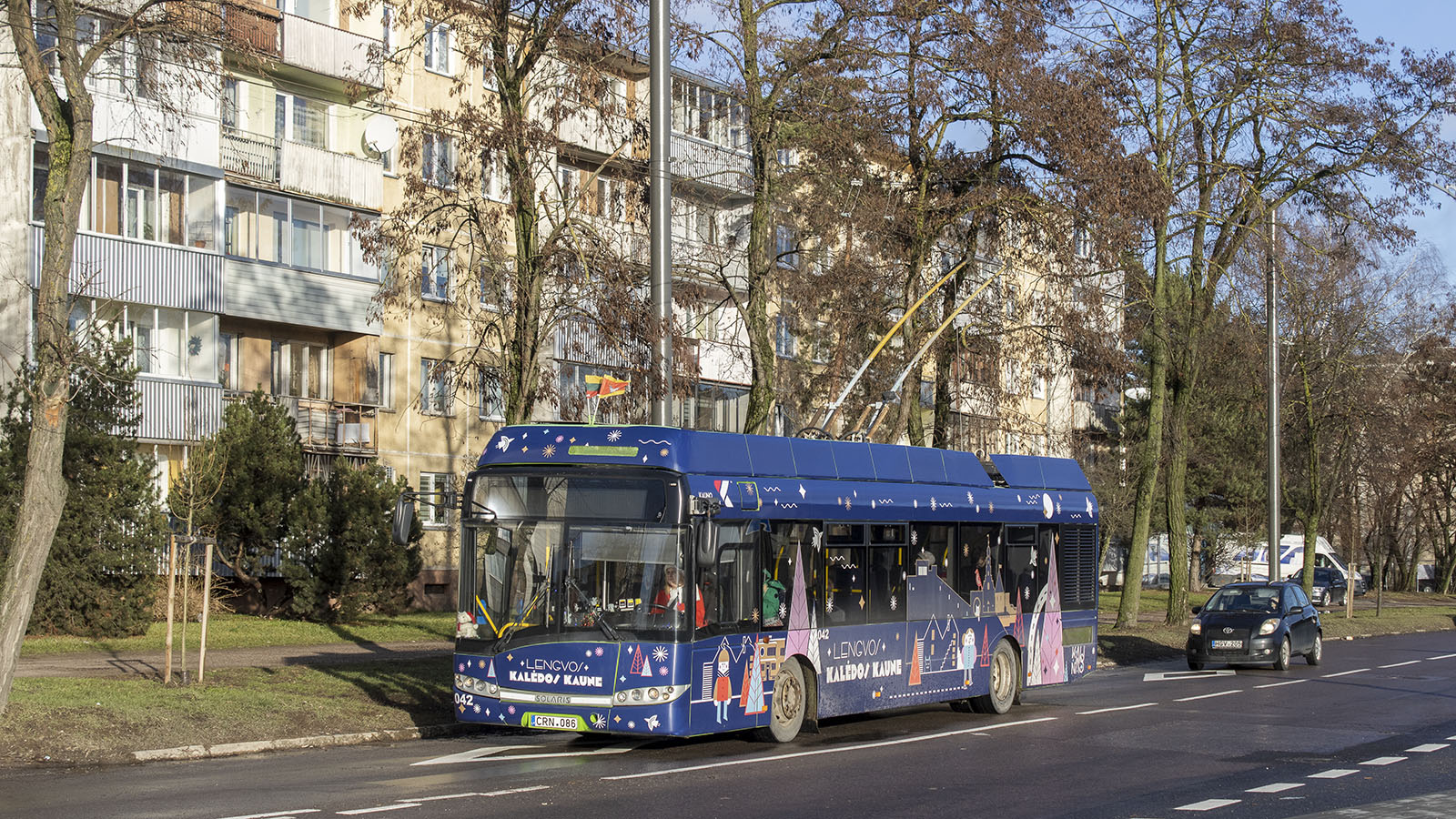 Каунас, Solaris Trollino III 12 AC № 042