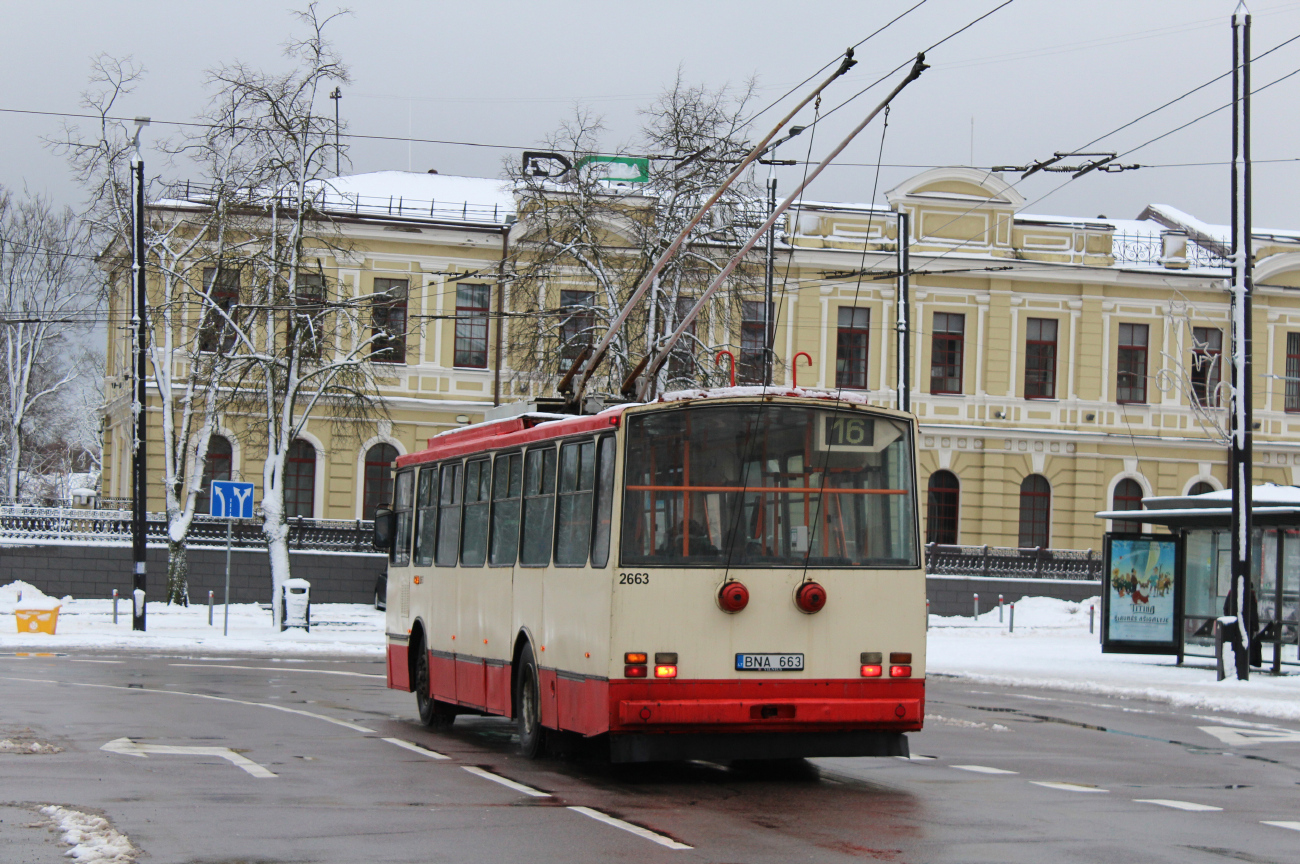 Вильнюс, Škoda 14Tr17/6M № 2663