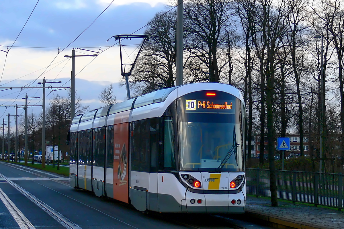 Антверпен, CAF Urbos 100 № 7434