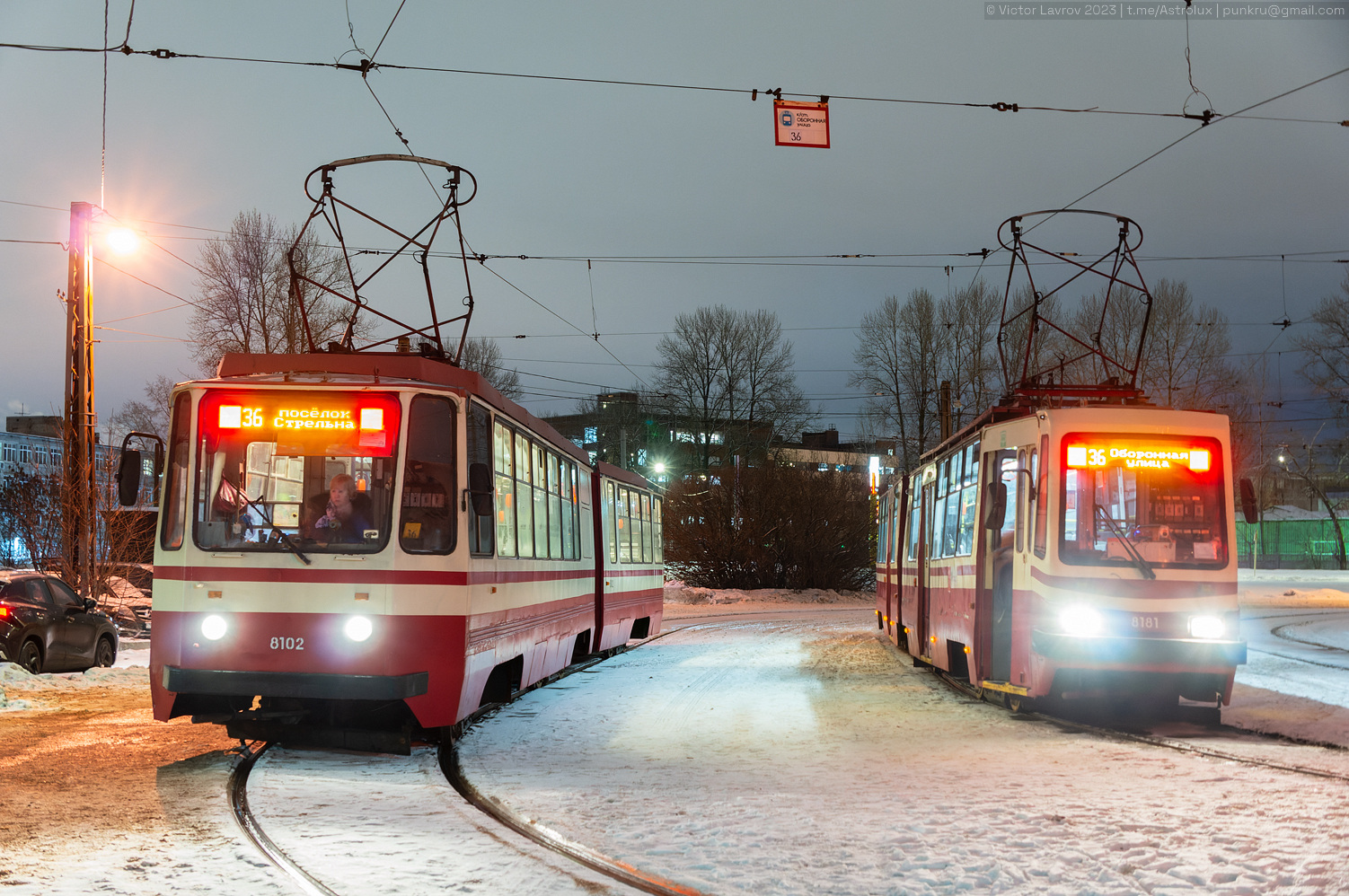 Санкт-Петербург, 71-147К (ЛВС-97К) № 8102; Санкт-Петербург, ЛВС-86К № 8181