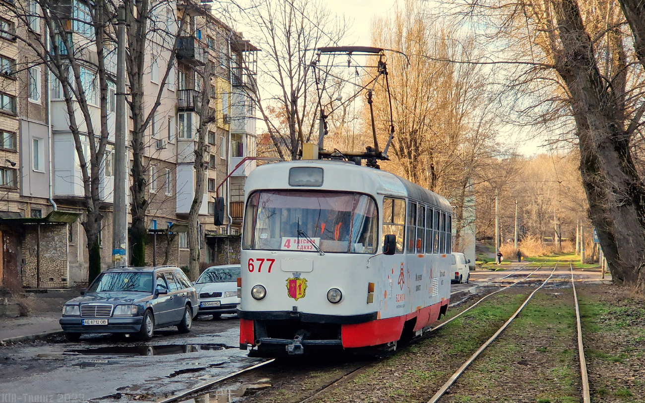 Каменское, Tatra T3SUCS № 677