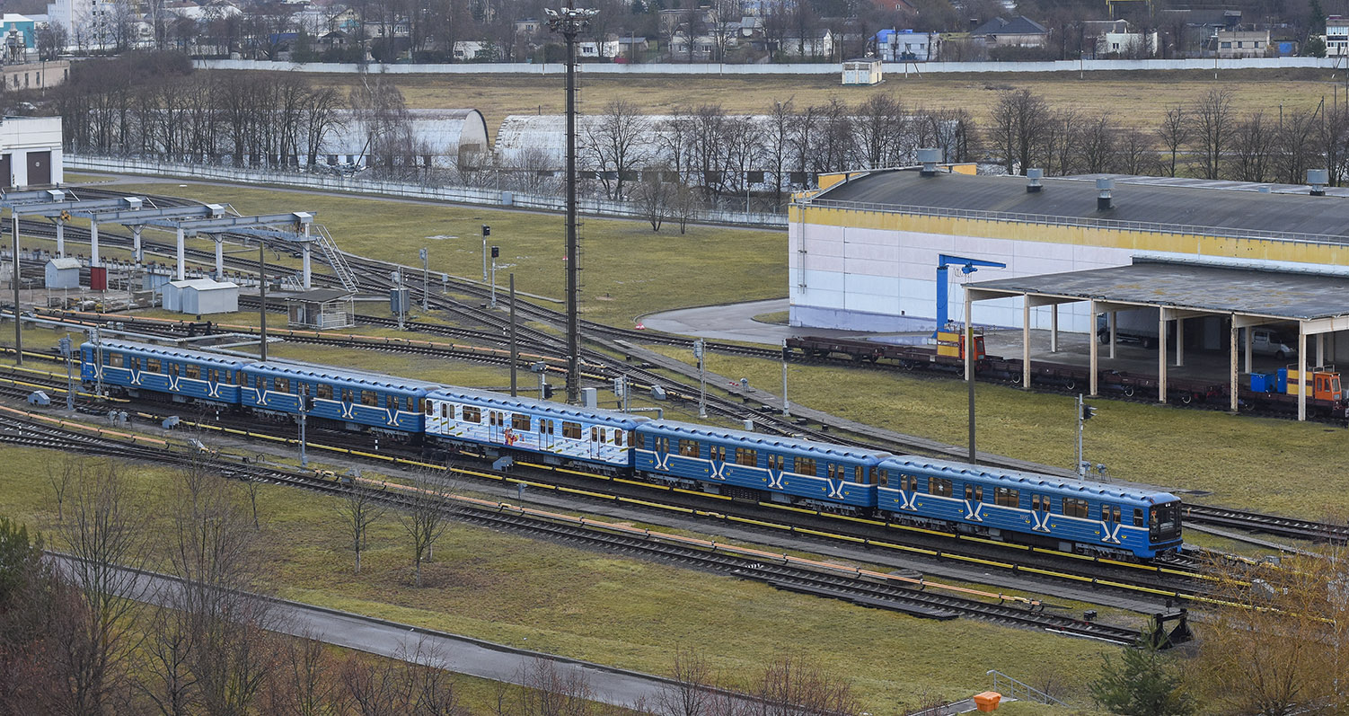 Minsk, 81-717 (LVZ) Nr. 8563; Minsk, 81-714 (LVZ) Nr. 7652; Minsk, 81-714 (LVZ) Nr. 7653; Minsk, 81-714 (LVZ) Nr. 7654; Minsk, 81-717 (LVZ) Nr. 8562