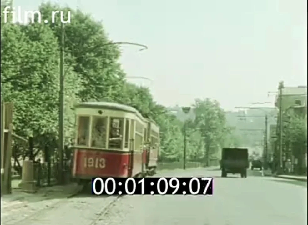 Москва, М № 1913; Москва — Трамваи в кинофильмах