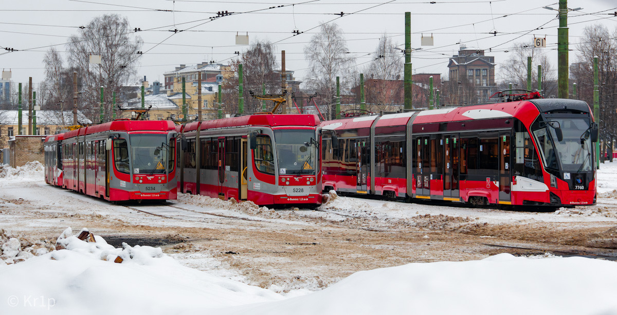 Санкт-Петербург, 71-631-02.02 № 5234; Санкт-Петербург, 71-932 «Невский» № 7760 Санкт-Петербург, 71-631-02.02 № 5234; Санкт-Петербург, 71-932 «Невский» № 7760