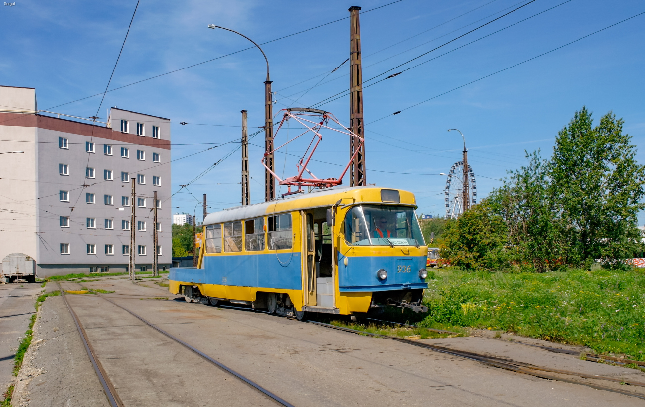 Yekaterinburg, Tatra T3SU (2-door) # 936
