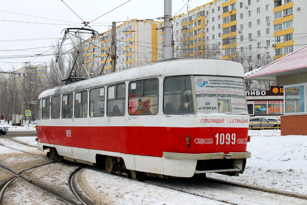 Samara, Tatra T3SU (2-door) # 1099; Samara — Terminus stations and loops (tramway)